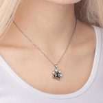 Custom Cat Paw Photo Projection Necklace - Unique Personalized Jewelry Gift