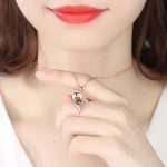Personalized Heart Projection Necklace with Photo - 100 Languages 'I Love You' Gift