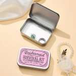 Custom Survival Kit Wedding Favor for Bridesmaids - Personalized Gift Box