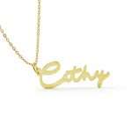 Elegant Custom Signature Name Necklace - Personalized Jewelry Gift