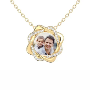 Personalized Photo Memory Necklace - Perfect Romantic Gift for Her