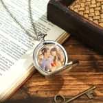 Personalized Engravable Custom Photo Pocket Watch Gift