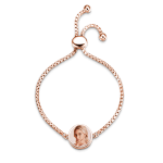 Custom Circle Photo Bracelet for Women - Personalized Jewelry Gift