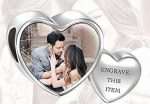 Custom Engraved Heart Photo Charm - Personalized Jewelry Gift