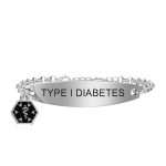 Personalized Type 1 Diabetes Awareness Bracelet - Perfect Gift for Diabetics