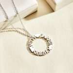 Personalized Circle Name Necklace - Elegant Custom Jewelry Gift