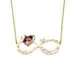 Custom Infinity Name Necklace - Perfect Personalized Anniversary Gift for Her