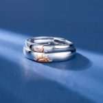 Sun and Moon Promise Rings for Couples - Adjustable Matching Gifts