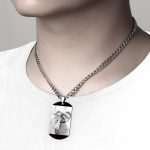 Personalized Photo & Calendar Engraved Necklace - Unique Custom Jewelry Gift
